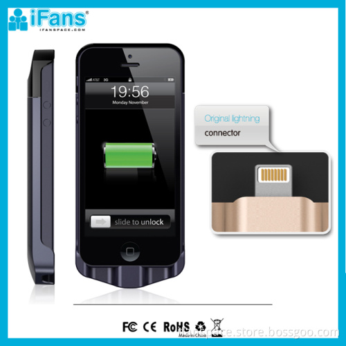 2014 New Unique For iPhone 5 Battery Pack Case For iPhone 5 Original 8 Pin